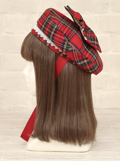 Dolly Holiday チェックリボンベレー帽 ｜Amavel（アマベル）公式サイト