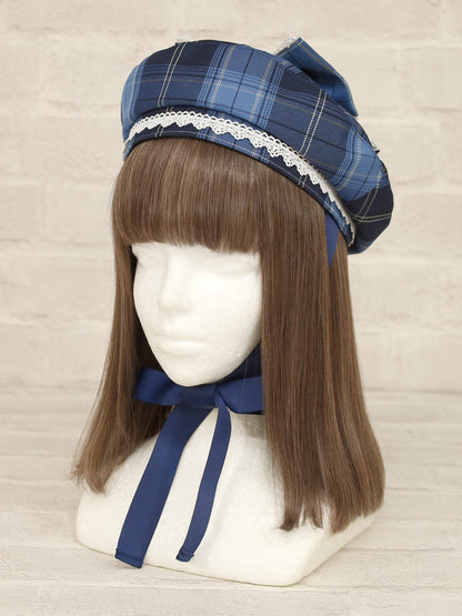 Dolly Holiday チェックリボンベレー帽 ｜Amavel（アマベル）公式サイト