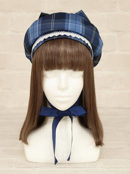 Dolly Holiday チェックリボンベレー帽 ｜Amavel（アマベル）公式サイト