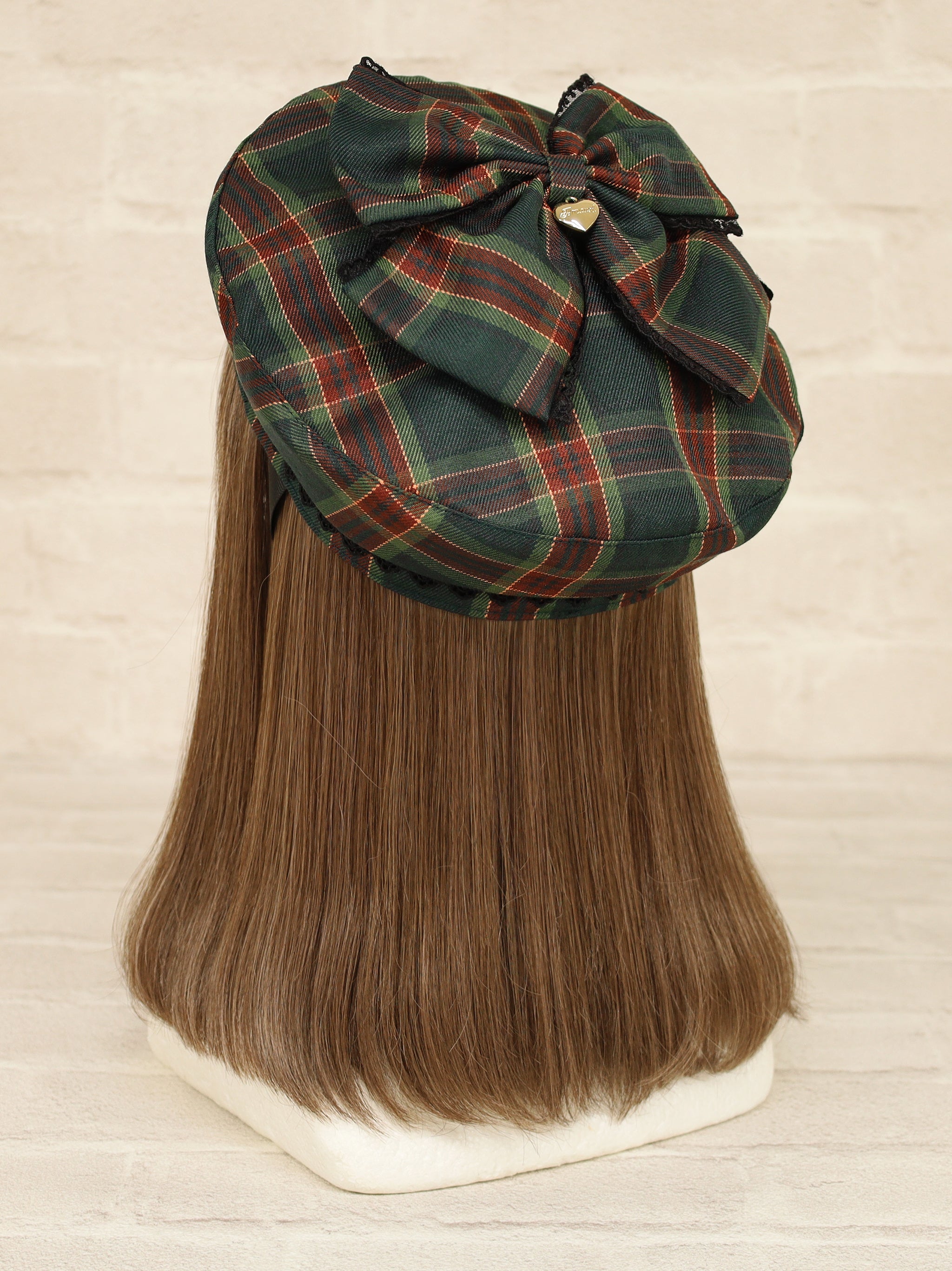 Dolly Holiday チェックリボンベレー帽 グリーン（Green） FREE ｜Amavel（アマベル）公式サイト