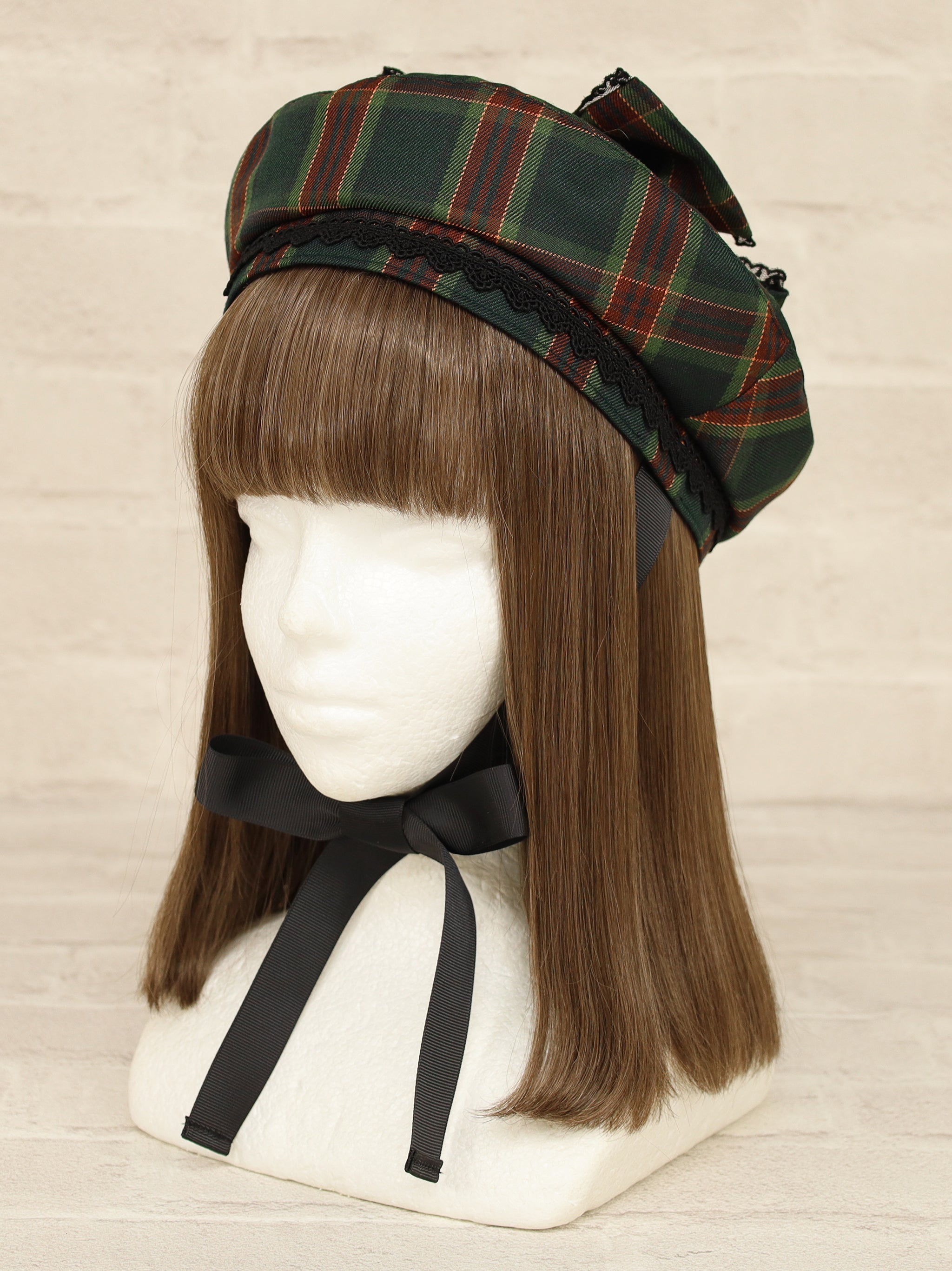 Dolly Holiday チェックリボンベレー帽 ｜Amavel（アマベル）公式サイト