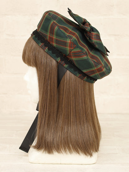 Dolly Holiday チェックリボンベレー帽 ｜Amavel（アマベル）公式サイト