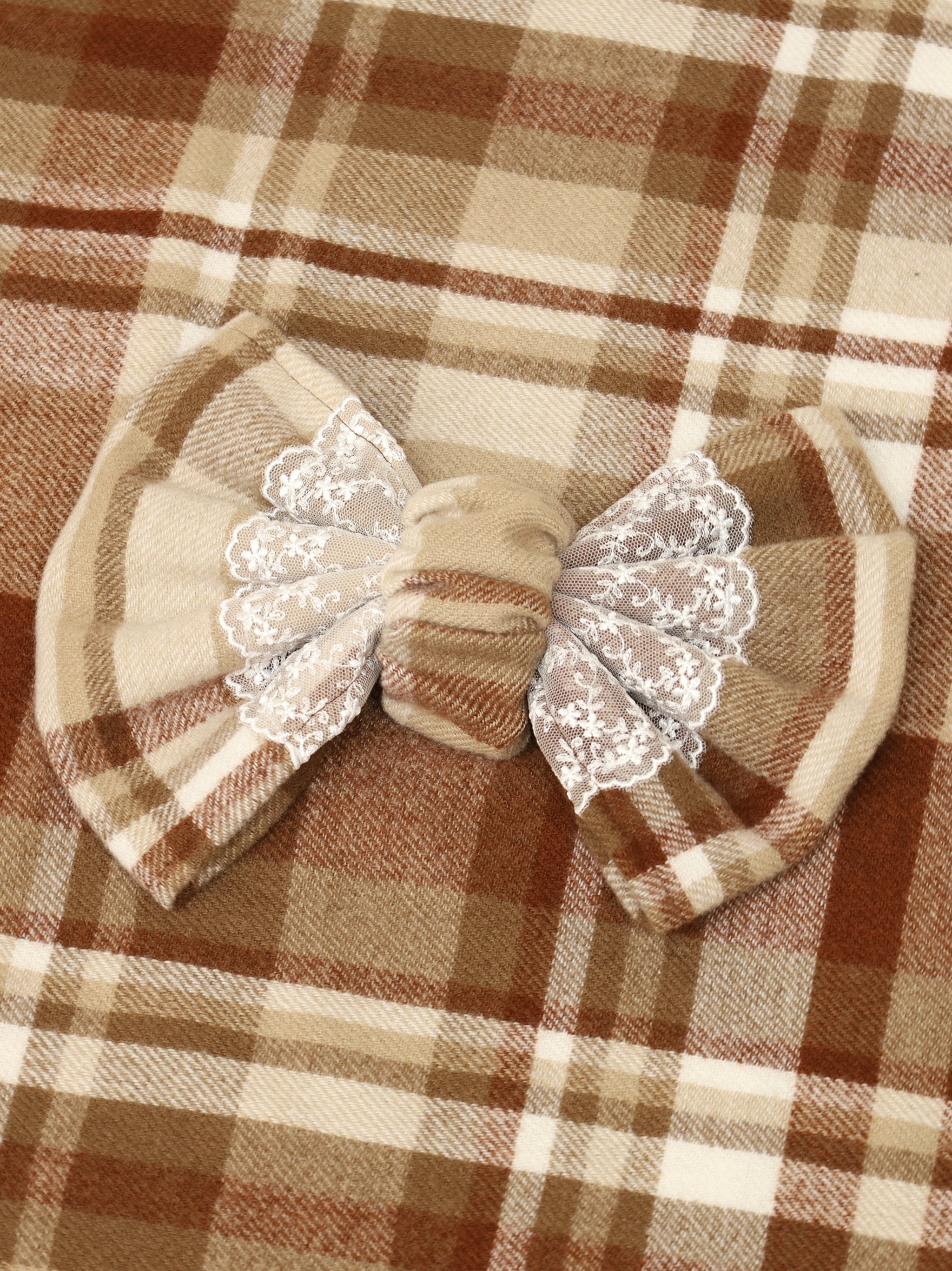 チェック柄リボンストール ｜Amavel（アマベル）公式サイト