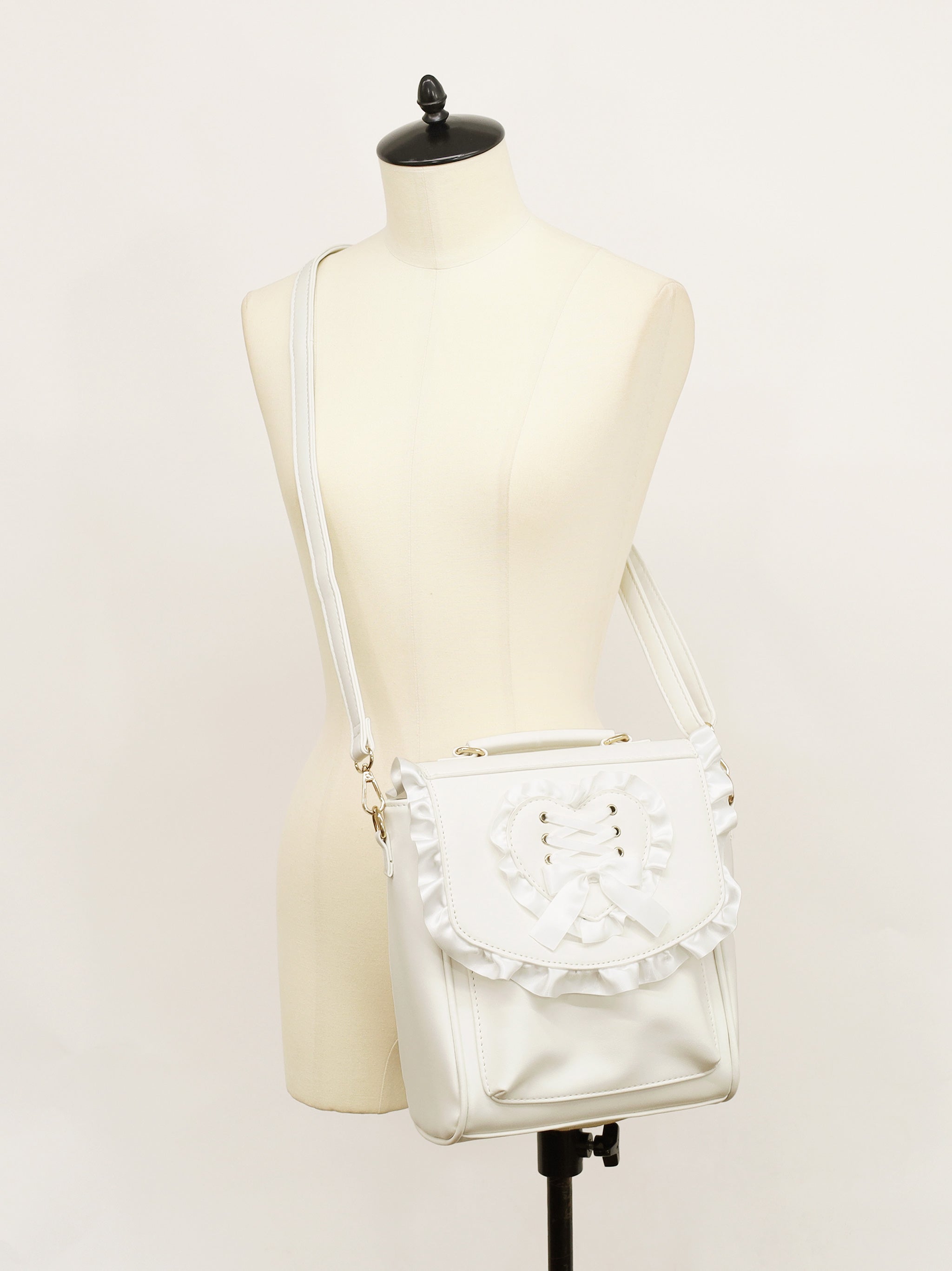 Heart Frill Lace-up Bag – Amavel（アマベル）公式サイト
