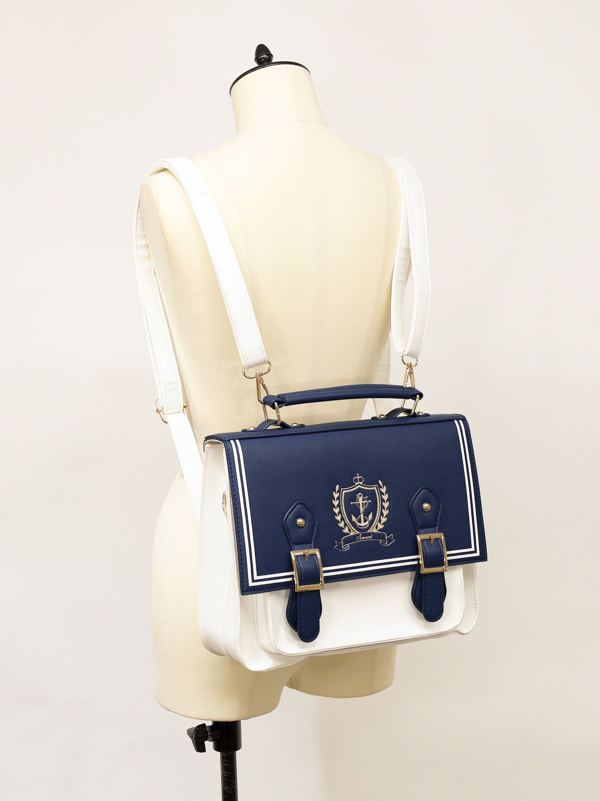 セーラーエンブレムサッチェルバッグ ｜Amavel（アマベル）公式サイト