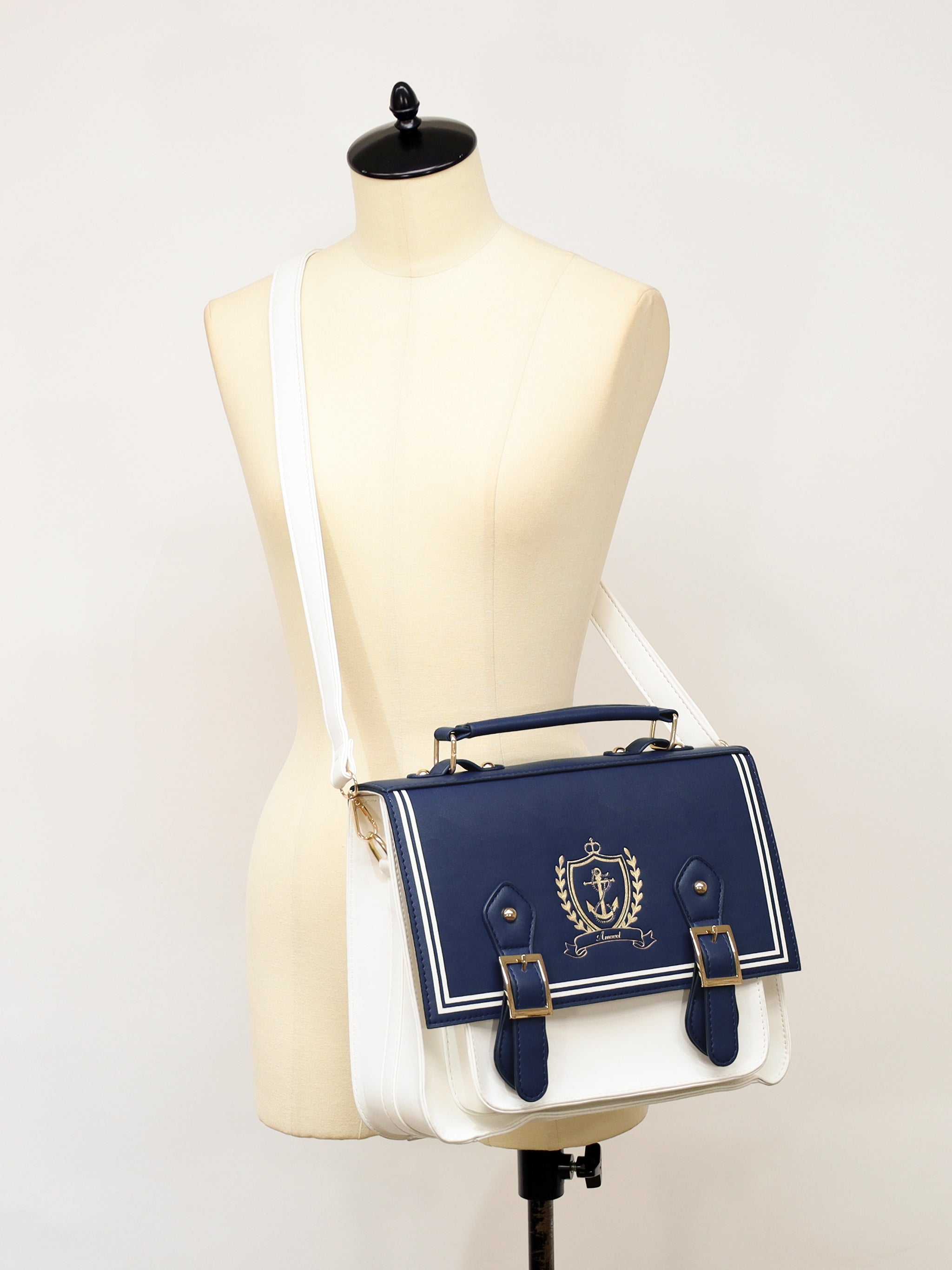 セーラーエンブレムサッチェルバッグ ｜Amavel（アマベル）公式サイト