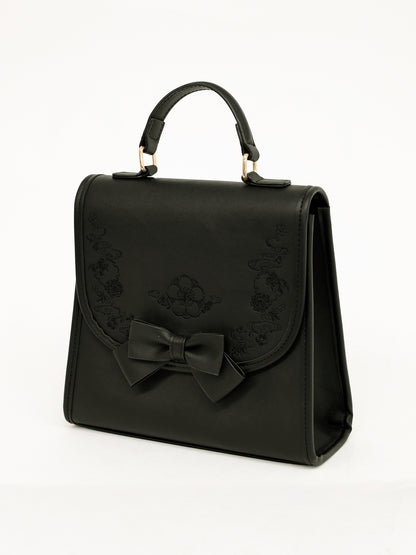 びいどろ金魚と曼珠沙華和風ショルダーバッグ ブラック（Black） FREE ｜Amavel（アマベル）公式サイト