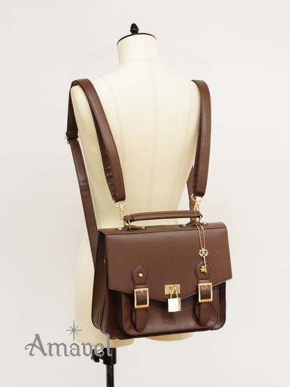 カギ付ミニサッチェルバッグ ｜Amavel（アマベル）公式サイト