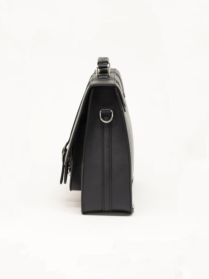 エンブレム入りダブルポケットサッチェルバッグ ｜Amavel（アマベル）公式サイト