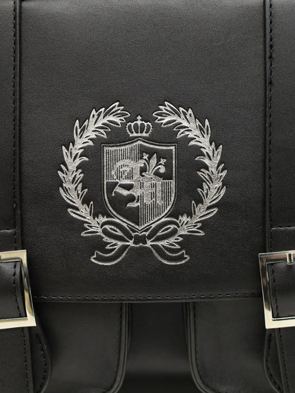 エンブレム入りダブルポケットサッチェルバッグ ｜Amavel（アマベル）公式サイト