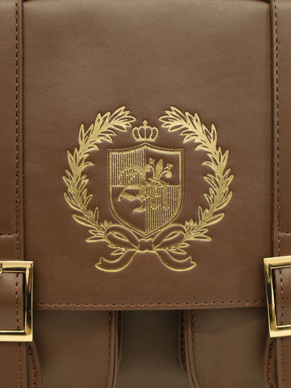 エンブレム入りダブルポケットサッチェルバッグ ｜Amavel（アマベル）公式サイト