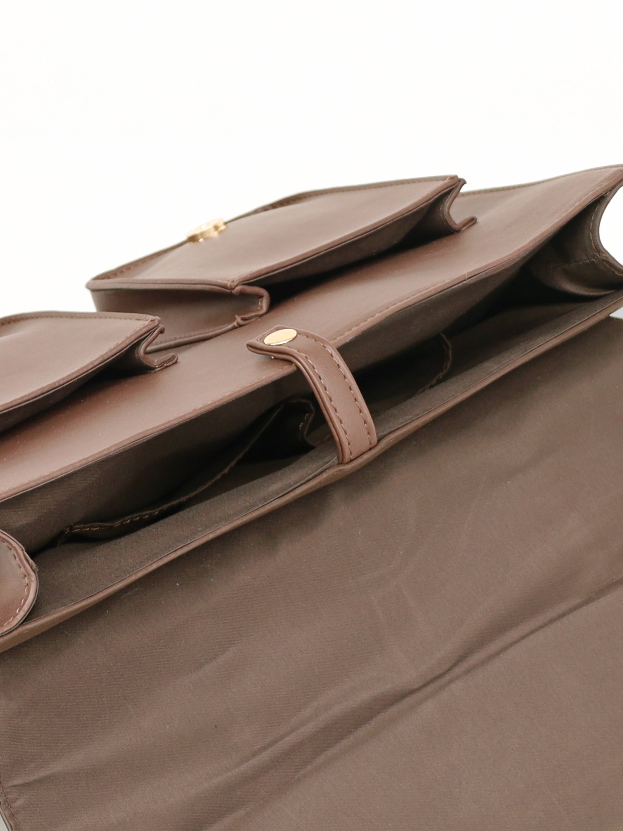 エンブレム入りダブルポケットサッチェルバッグ – Amavel（アマベル