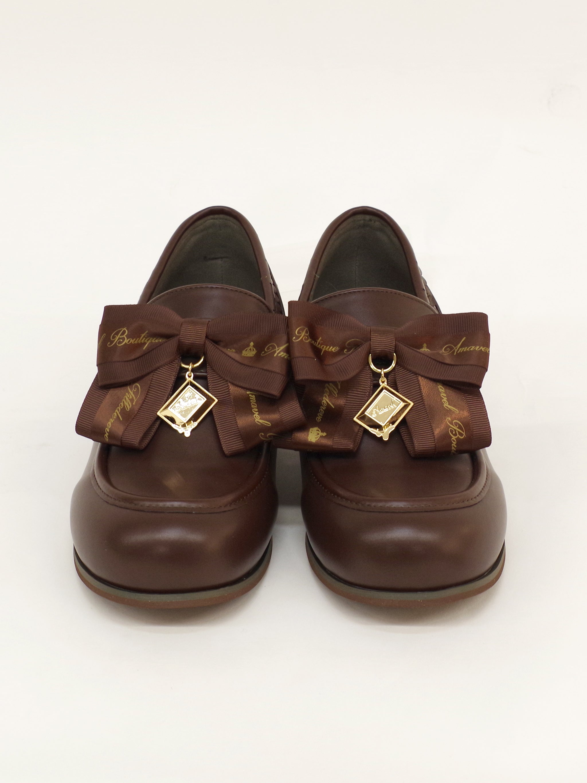 喫茶アマベルのショコラトリーローヒールローファーパンプス ｜Amavel（アマベル）公式サイト