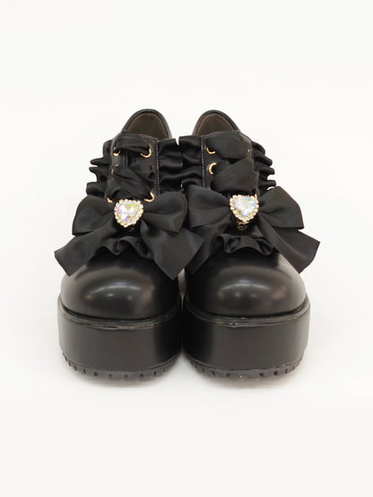 ビジューリボン付フリルシューズ ｜Amavel（アマベル）公式サイト