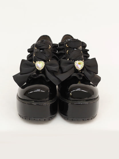 ビジューリボン付フリルシューズ ｜Amavel（アマベル）公式サイト