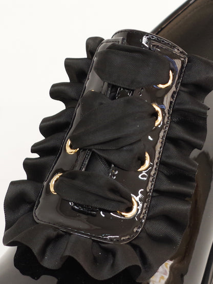 ビジューリボン付フリルシューズ ｜Amavel（アマベル）公式サイト