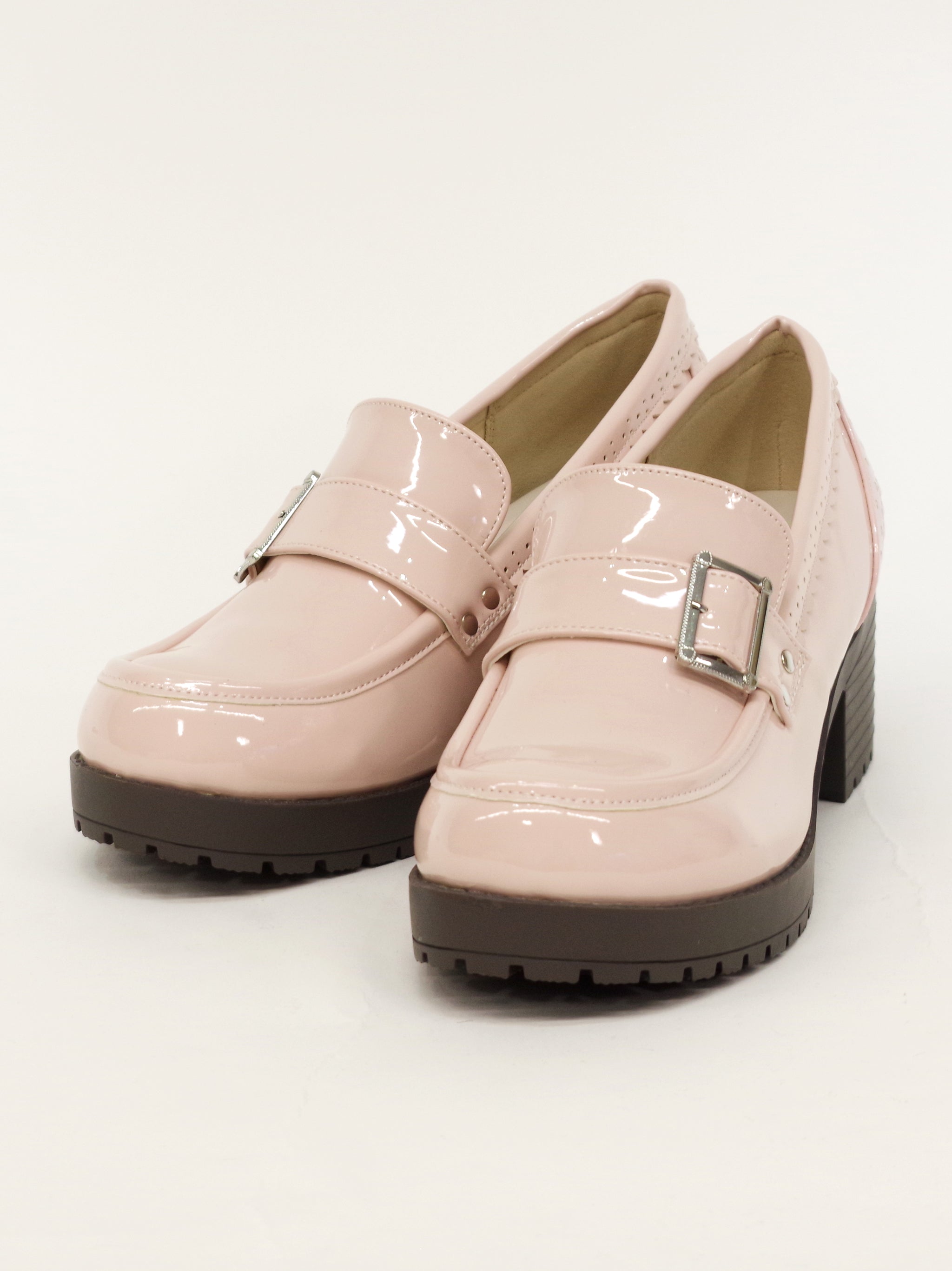靴 Andersson bell chunky loafer pink ハートビジュー付きローファーパンプス – Amavel（アマベル）公式サイト