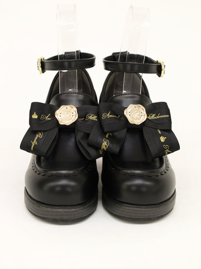 【メンバーズセール対象】シーリングチャーム付ヒールローファーパンプス ｜Amavel（アマベル）公式サイト