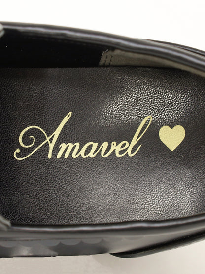 【メンバーズセール対象】シーリングチャーム付ヒールローファーパンプス ｜Amavel（アマベル）公式サイト