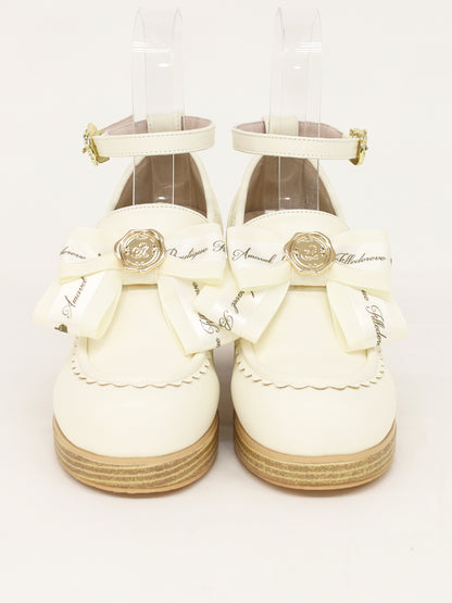 【メンバーズセール対象】シーリングチャーム付ヒールローファーパンプス ｜Amavel（アマベル）公式サイト