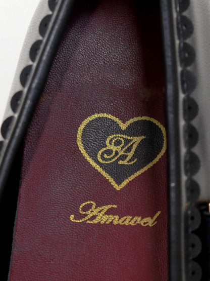 リボン付スカラップパンプス ｜Amavel（アマベル）公式サイト