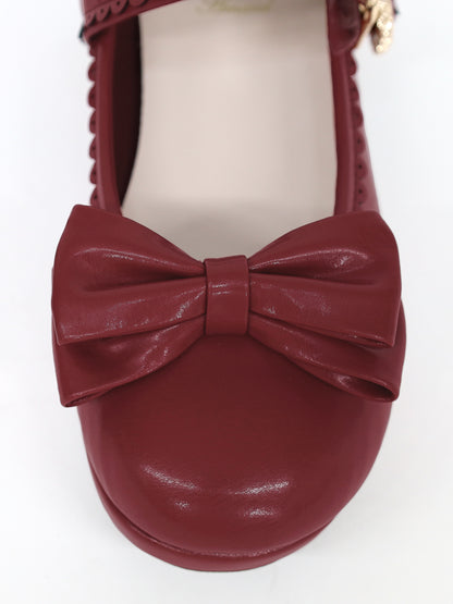 リボン付スカラップパンプス ｜Amavel（アマベル）公式サイト