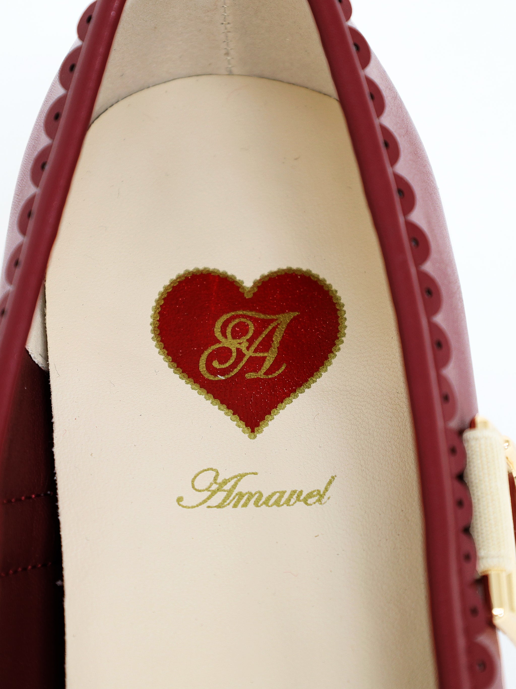 アウトレットセール対象】リボン付スカラップパンプス – Amavel