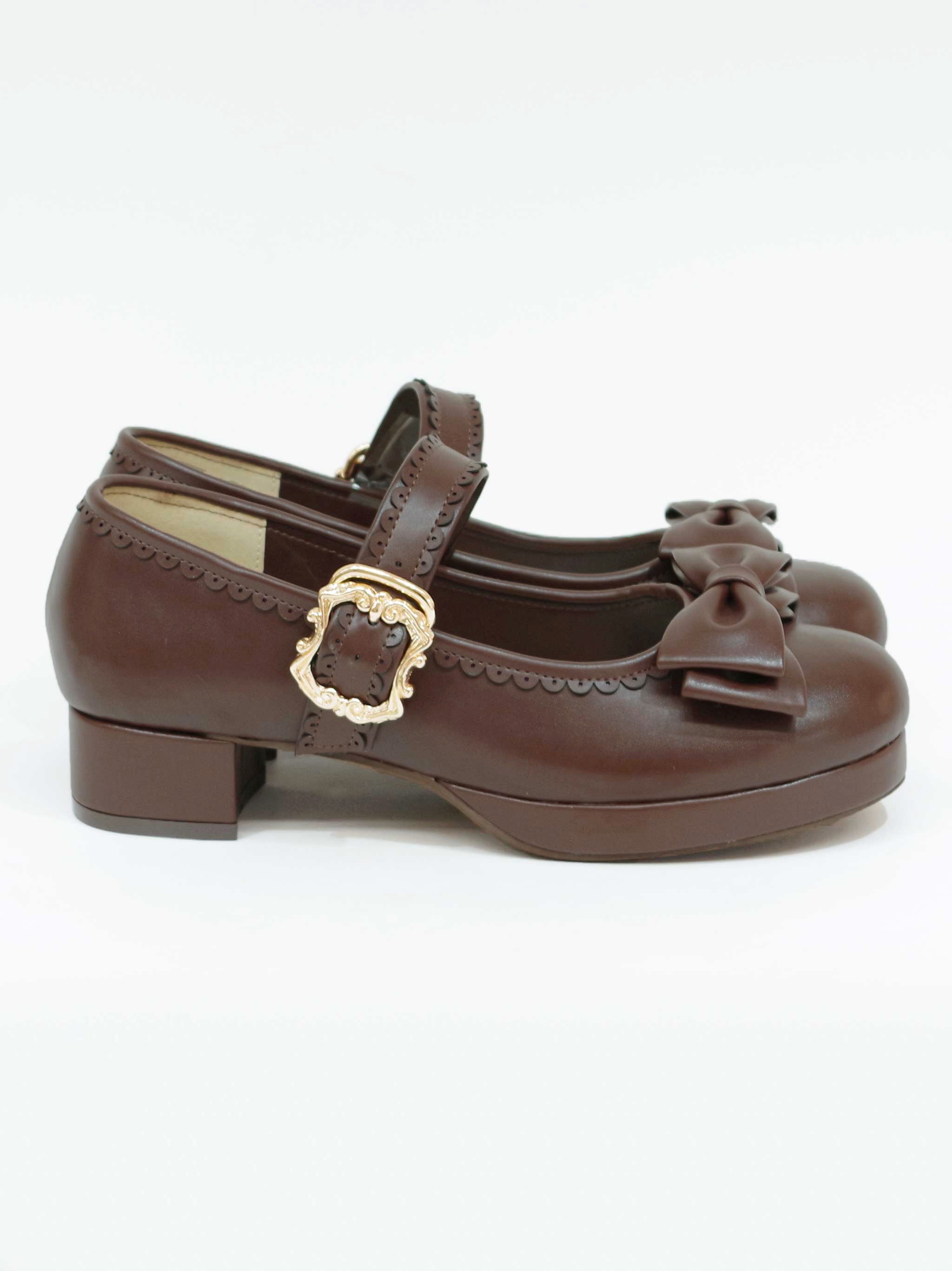 リボン付スカラップパンプス ｜Amavel（アマベル）公式サイト