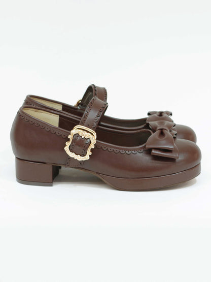 リボン付スカラップパンプス ｜Amavel（アマベル）公式サイト