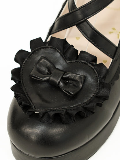 ハートリボンクロスパンプス ｜Amavel（アマベル）公式サイト