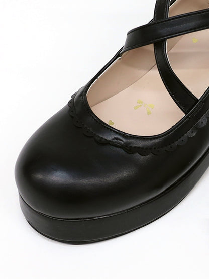 ハートリボンクロスパンプス ｜Amavel（アマベル）公式サイト