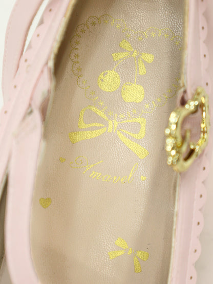 ハートリボンクロスパンプス ｜Amavel（アマベル）公式サイト