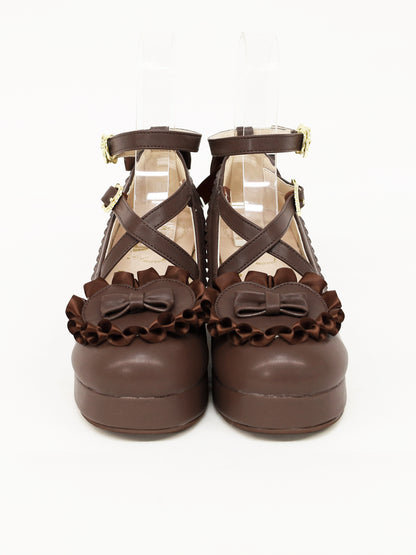 ハートリボンクロスパンプス ｜Amavel（アマベル）公式サイト