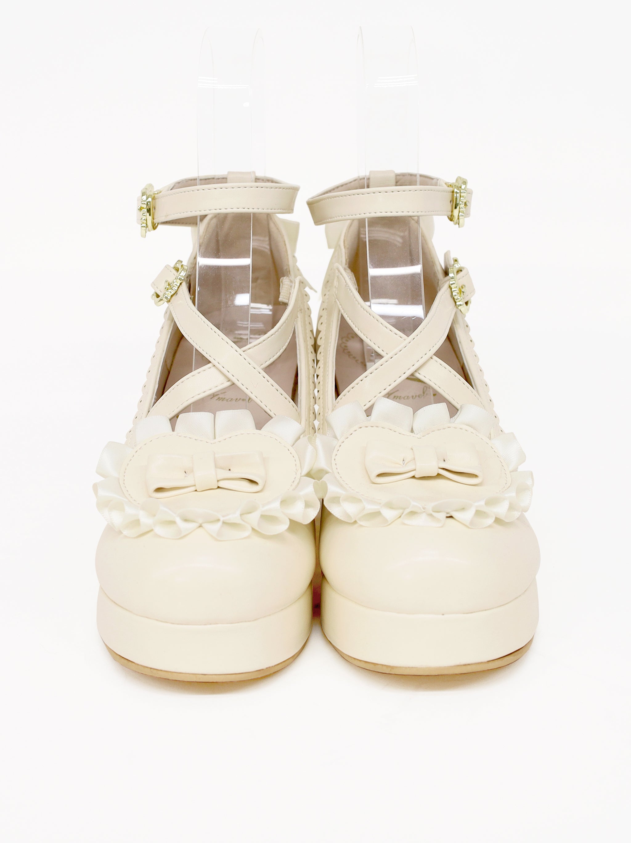 ハートリボンクロスパンプス ｜Amavel（アマベル）公式サイト