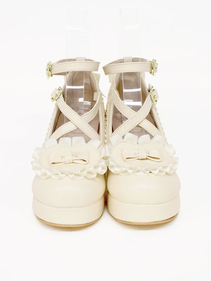 ハートリボンクロスパンプス ｜Amavel（アマベル）公式サイト