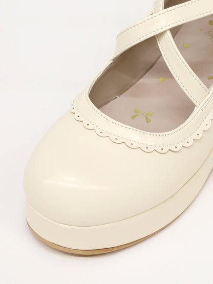 ハートリボンクロスパンプス ｜Amavel（アマベル）公式サイト