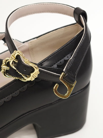 ファーリボン付クロスパンプス ｜Amavel（アマベル）公式サイト