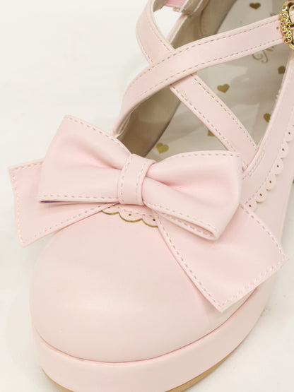 ファーリボン付クロスパンプス ｜Amavel（アマベル）公式サイト