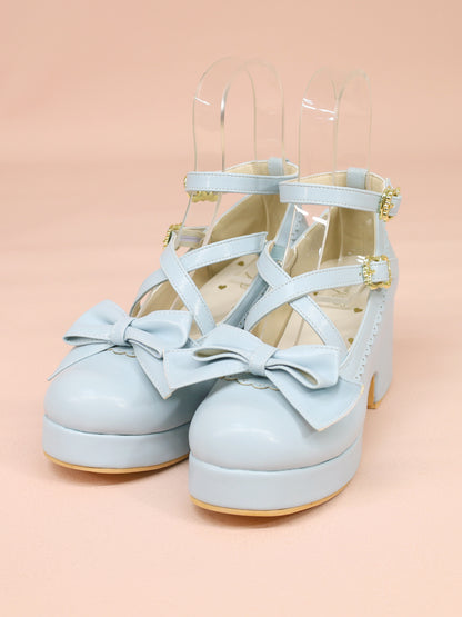 ファーリボン付クロスパンプス ｜Amavel（アマベル）公式サイト