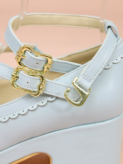 ファーリボン付クロスパンプス ｜Amavel（アマベル）公式サイト