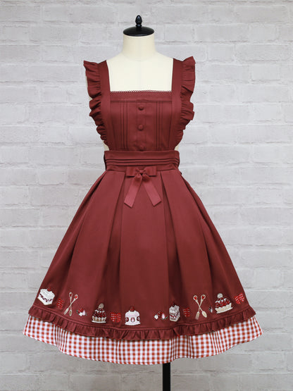 Berry Pâtisserie ジャンパースカート レッド（Red） FREE ｜Amavel（アマベル）公式サイト