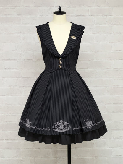 Classic Café Barista ジャンパースカート ブラック（Black） FREE ｜Amavel（アマベル）公式サイト