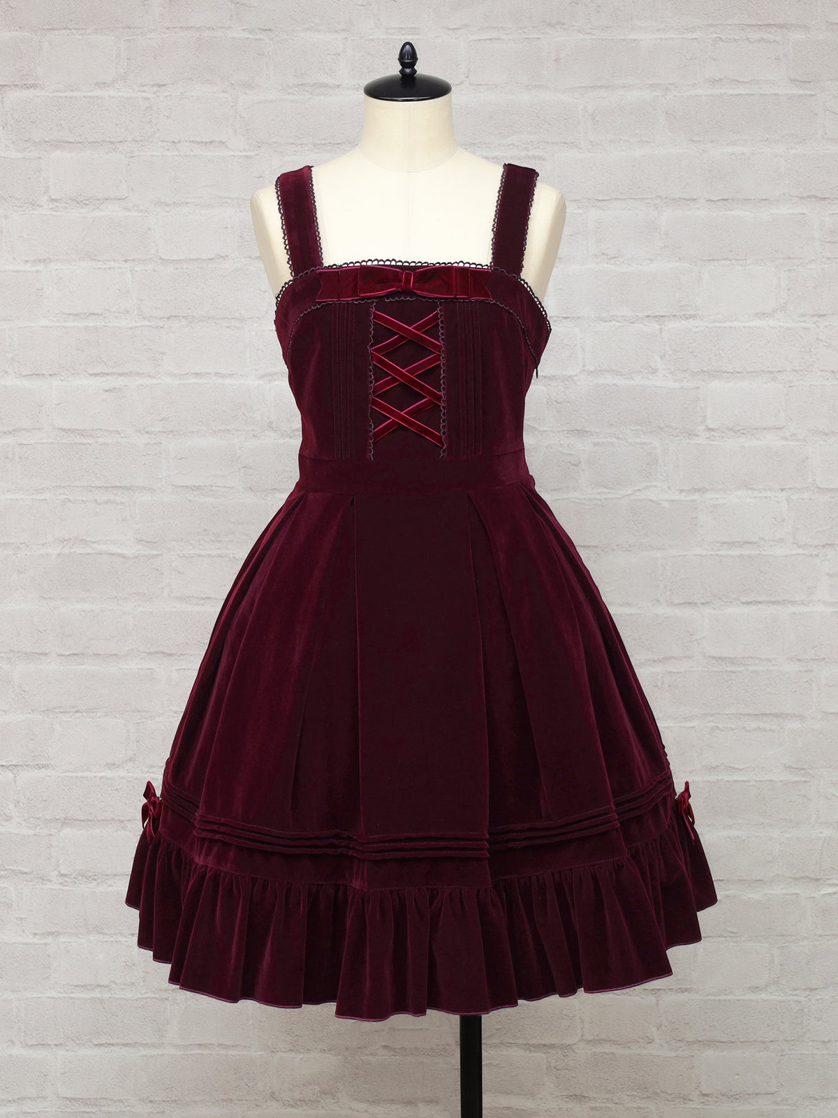 Velvet Doll ジャンパードレス ボルドー（Bordeaux） FREE ｜Amavel（アマベル）公式サイト