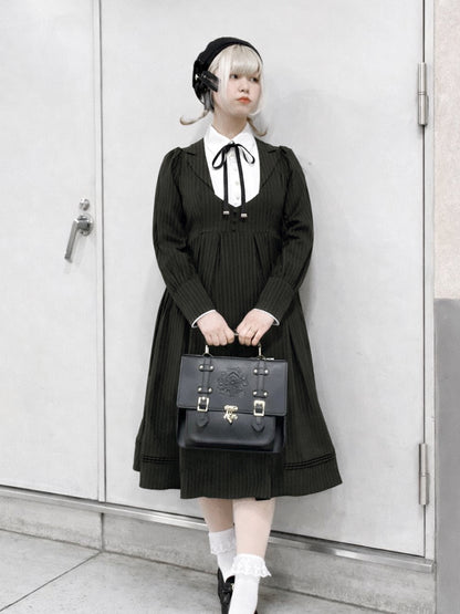 Gentle Lady ミドル丈ワンピース