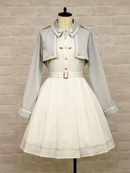 Brave Heart レイヤードプリーツワンピース グレー（Gray） FREE ｜Amavel（アマベル）公式サイト