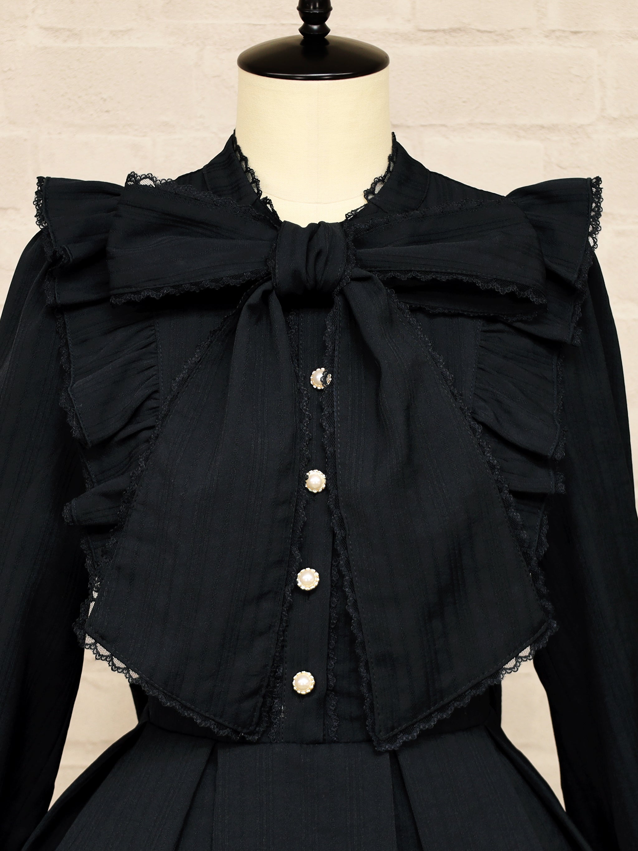 Frill Lace ボウタイワンピース ｜Amavel（アマベル）公式サイト