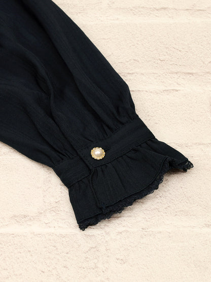 Frill Lace ボウタイワンピース ｜Amavel（アマベル）公式サイト