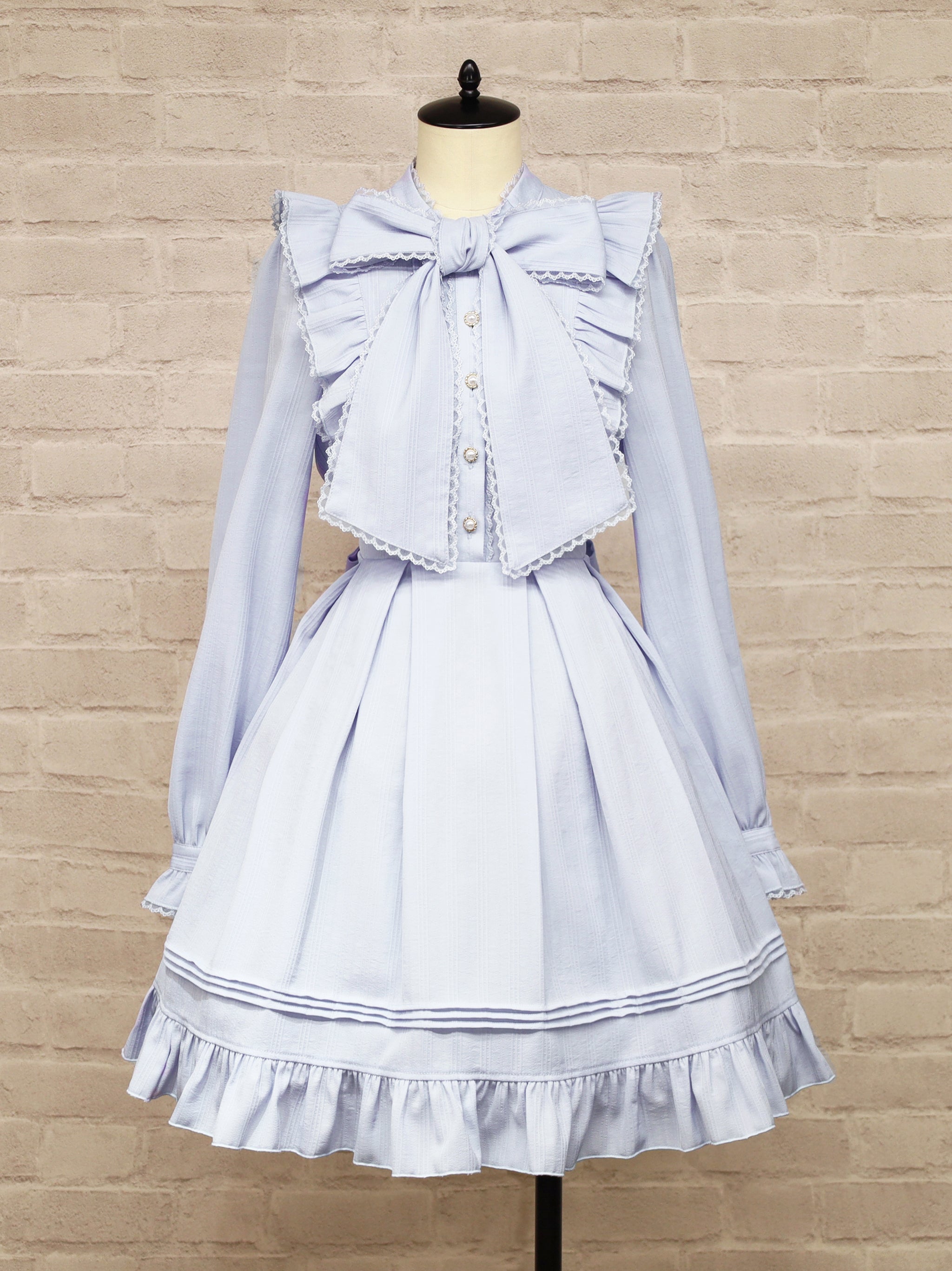 Frill Lace ボウタイワンピース – Amavel（アマベル）公式サイト