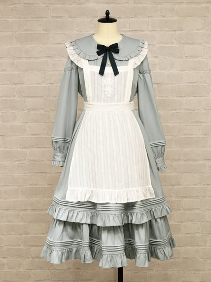 Romantic Heroine ロング丈ワンピース サックス（SaxeBlue） FREE ｜Amavel（アマベル）公式サイト