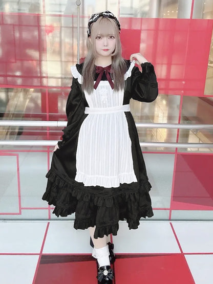 Romantic Heroine ロング丈ワンピース ブラック（Black） FREE ｜Amavel（アマベル）公式サイト